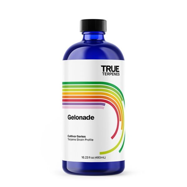 True Terpenes Gelonade Cultivar Series bottle render