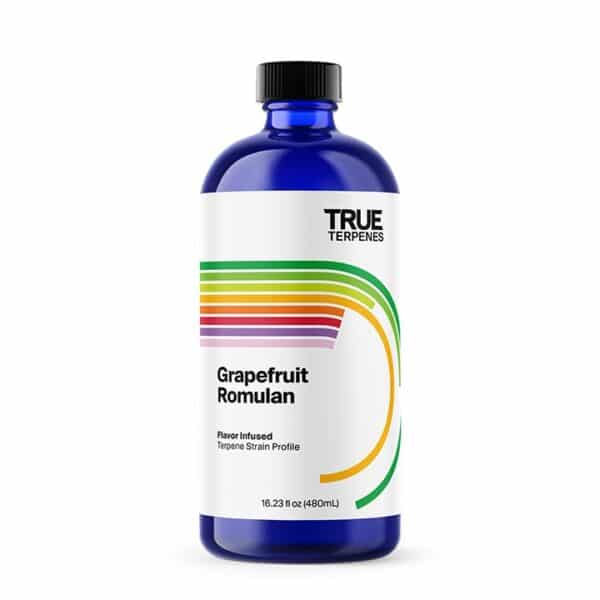 True Terpenes Grapefruit Romulan Flavor Infused terpene blend bottle - new look