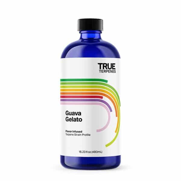 True Terpenes Guava Gelato Flavor Infused terpenes bottle - new label